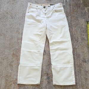 Rag & Bone Relaxed White Denim Jeans